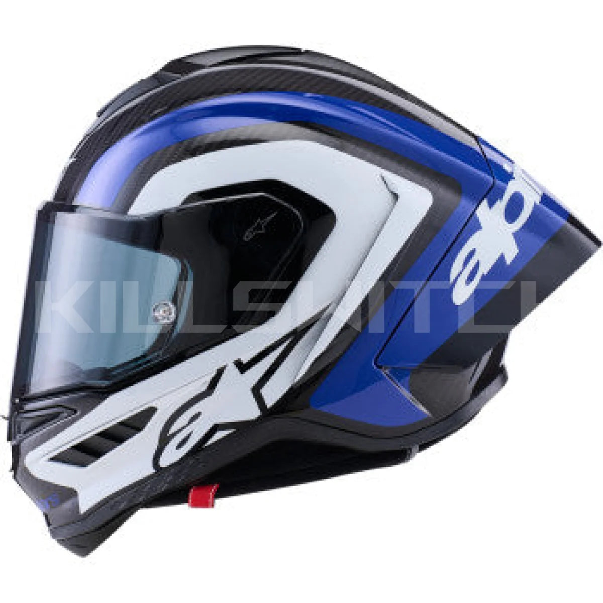 ALPINESTARS Supretech R10 Helmet - 22.06 - Arius - Gloss Black/White/Blue - XS 8203926-1647-XS - Helmets