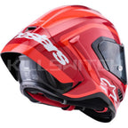 ALPINESTARS Supretech R10 Helmet - 22.06 - Arius - Gloss - Black/White/Double Red - Medium 8203926-1683-M - Helmets