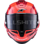 ALPINESTARS Supretech R10 Helmet - 22.06 - Arius - Gloss - Black/White/Double Red - Medium 8203926-1683-M - Helmets