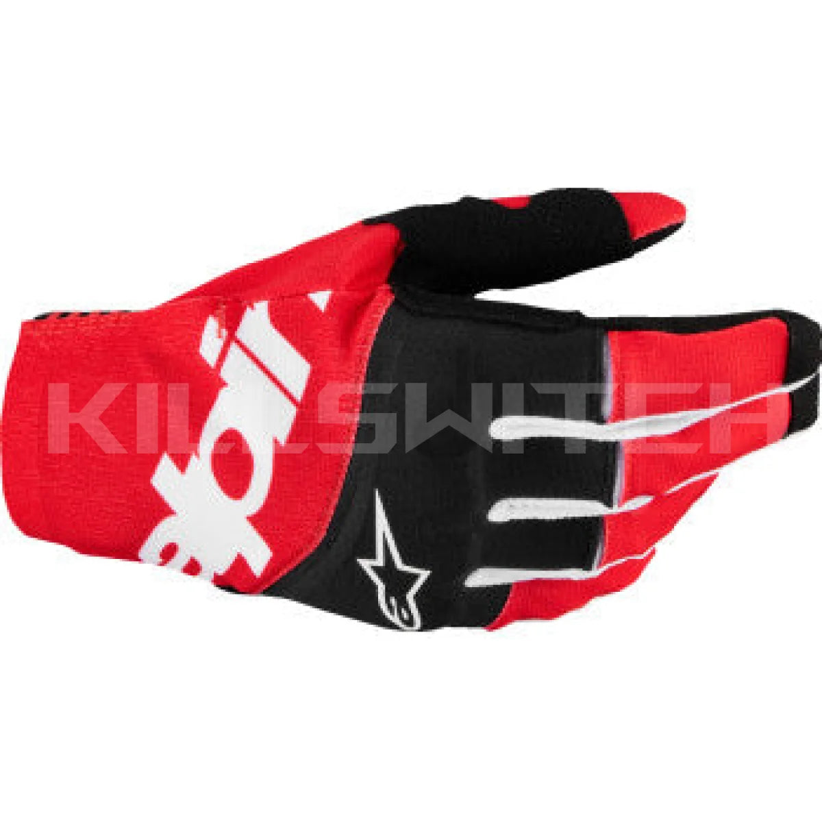 ALPINESTARS Techstar MX Gloves - Black/Bright Red - 2XL 3560125-1303-2XL - Gloves