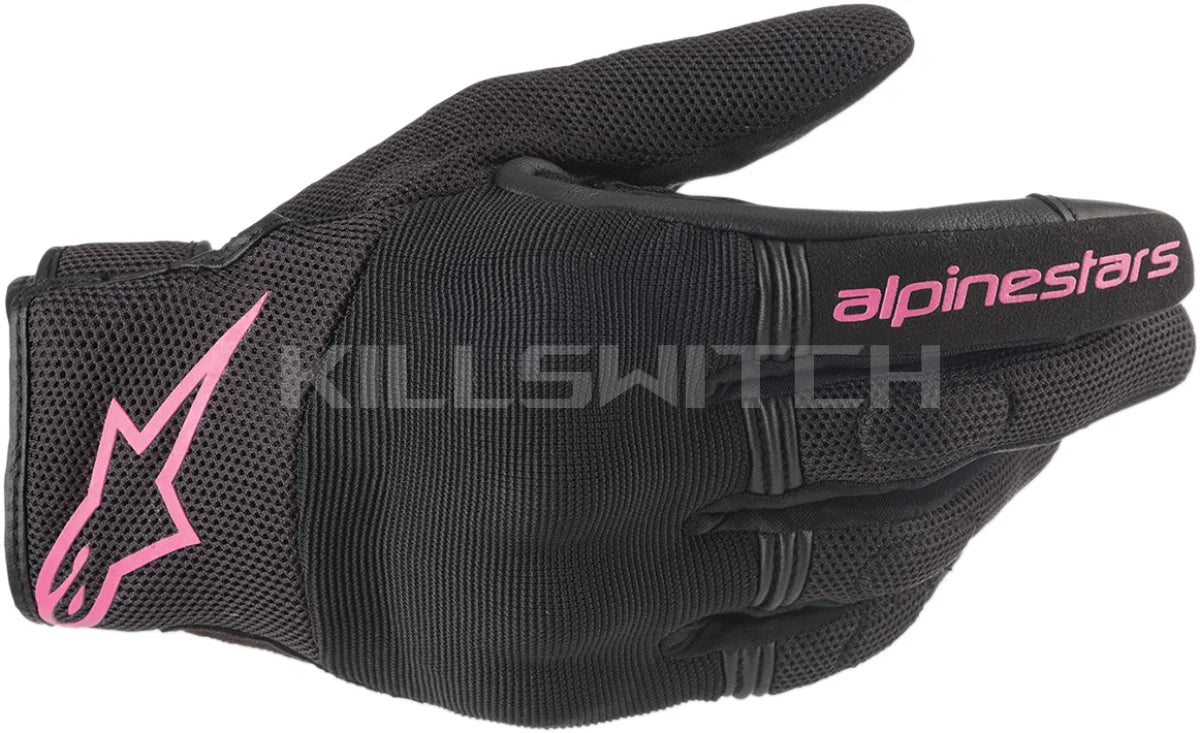 ALPINESTARS Women Copper Gloves - Black/Fuchsia - XL 3598420-1039-XL - Gloves