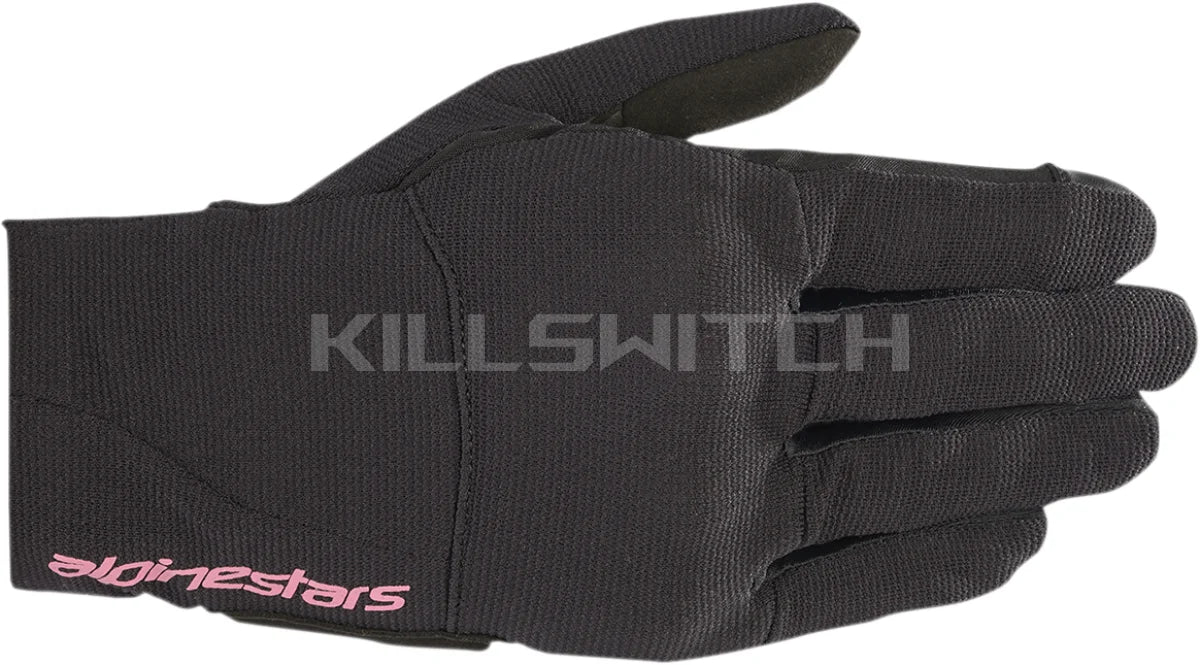ALPINESTARS Women Stella Reef Gloves - Black/Fuchsia - Large 3599020-1039-L - Gloves