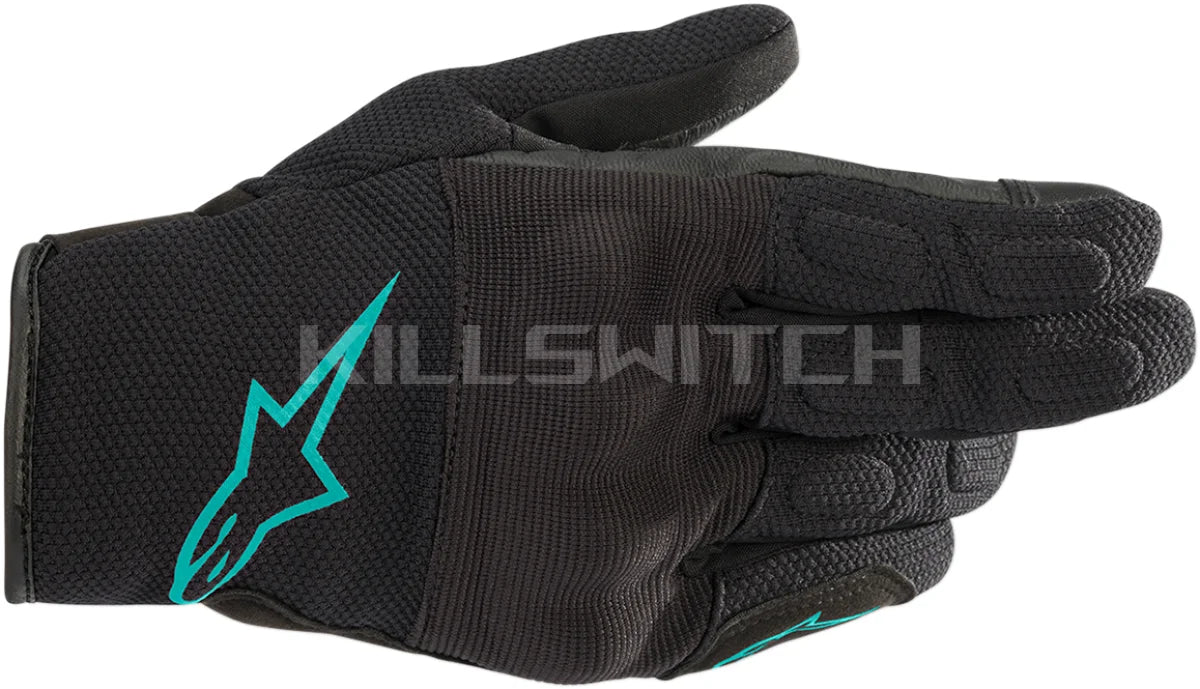 ALPINESTARS Women Stella S-Max Drystar® Gloves - Black/Teal - XL 3537620-1170-XL - Gloves