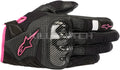 ALPINESTARS Women Stella SMX-1 Air V2 Gloves - Black/Fuchsia - Small 3590518-1039-S - Gloves