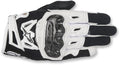 ALPINESTARS Women Stella SMX-2 Air Carbon V2 Gloves - Black/White - Large 3517717-12-L - Gloves