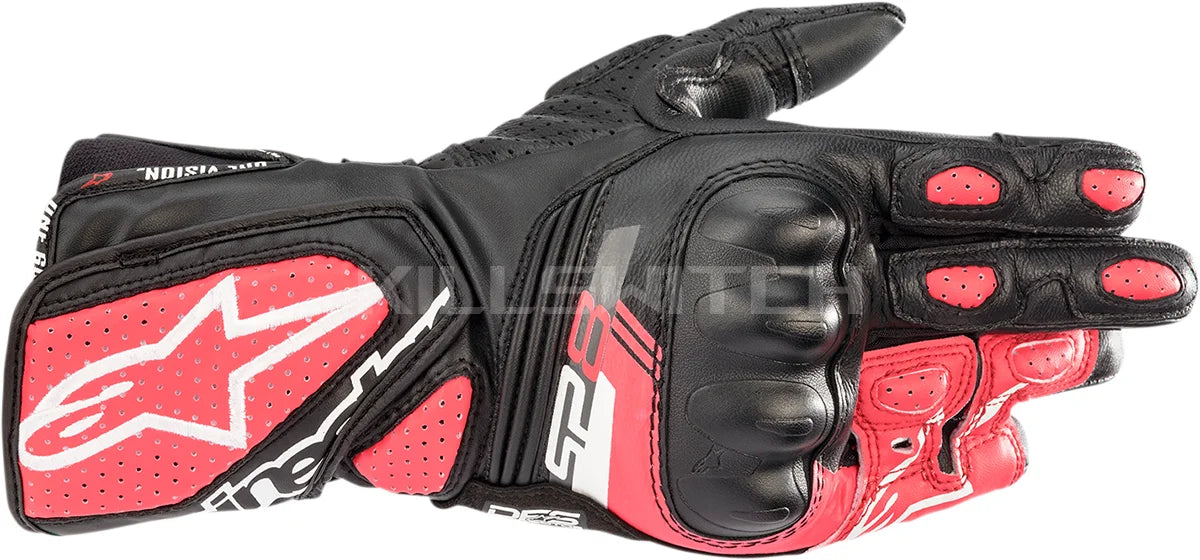 ALPINESTARS Women Stella SP-8 V3 Gloves - Black/White/Diva Pink - XL 3518321-1832-XL - Gloves