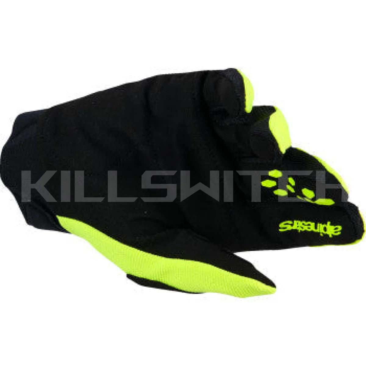 ALPINESTARS Youth Full Bore V2 Gloves - Fluo Yellow/Black - Large 3540226-551-L - Gloves