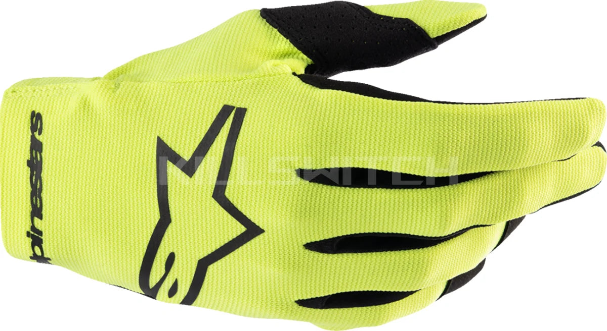 ALPINESTARS Youth Radar Gloves - Fluo Yellow/Black - Medium 3541824-551-M - Gloves