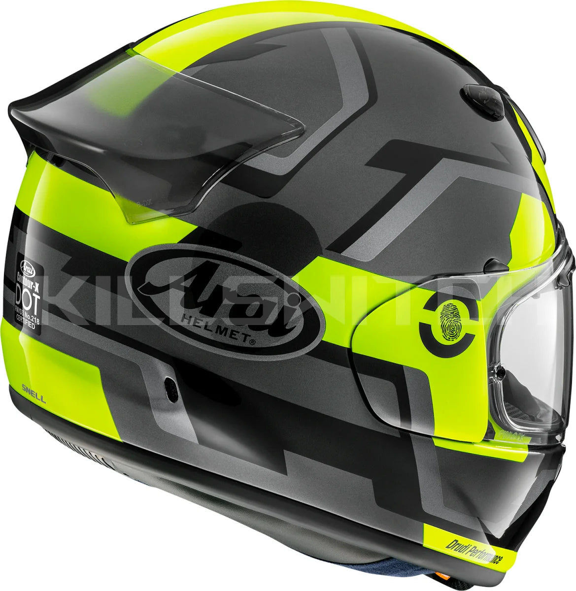 ARAI HELMETS ARAI Helmets Contour-X Face Helmet in Fluorescent Yellow - Small (Part 0101-16062)