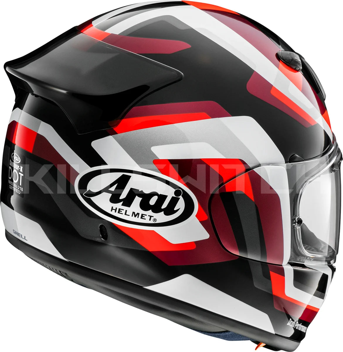 ARAI HELMETS ARAI HELMETS Contour-X Snake Red Helmet - XL Part 0101-16071