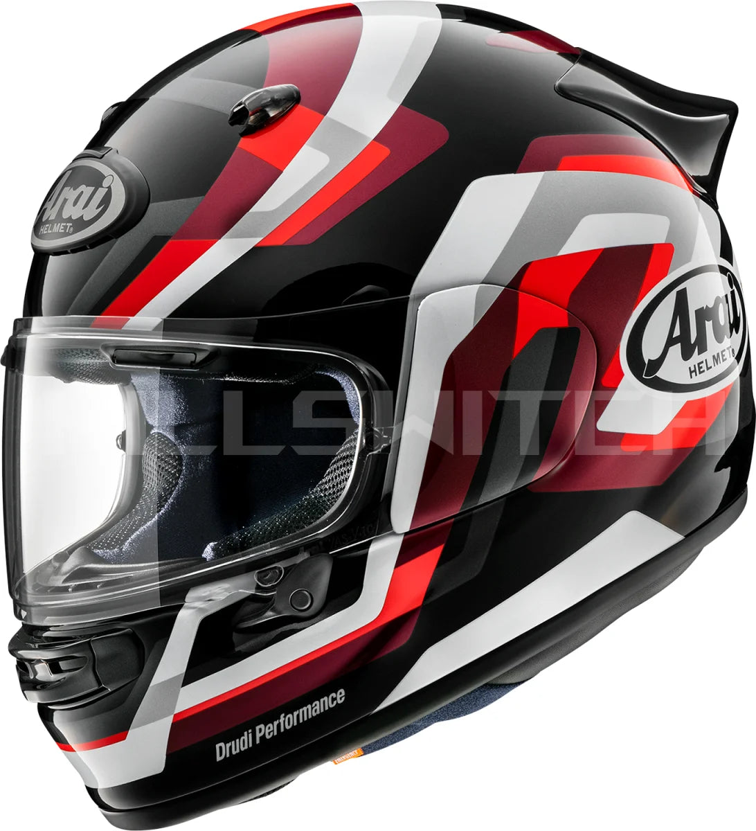 ARAI HELMETS ARAI HELMETS Contour-X Snake Red Helmet XS with Integrated Duct - Part 0101-16067