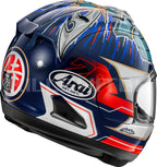 ARAI HELMETS ARAI Helmets Corsair-X Dani Samurai-3 Large with VAS Shield Mechanism and Advanced Safety Features