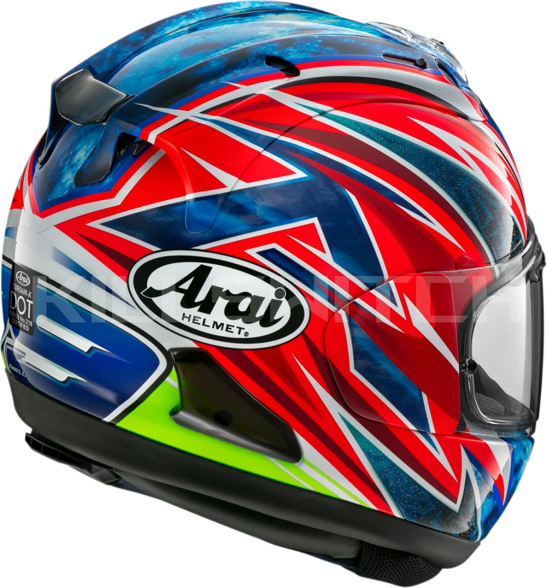 ARAI HELMETS ARAI HELMETS Corsair-X Ogura Helmet Medium Part 0101-17701 with VAS Shield Mechanism and Advanced Safety