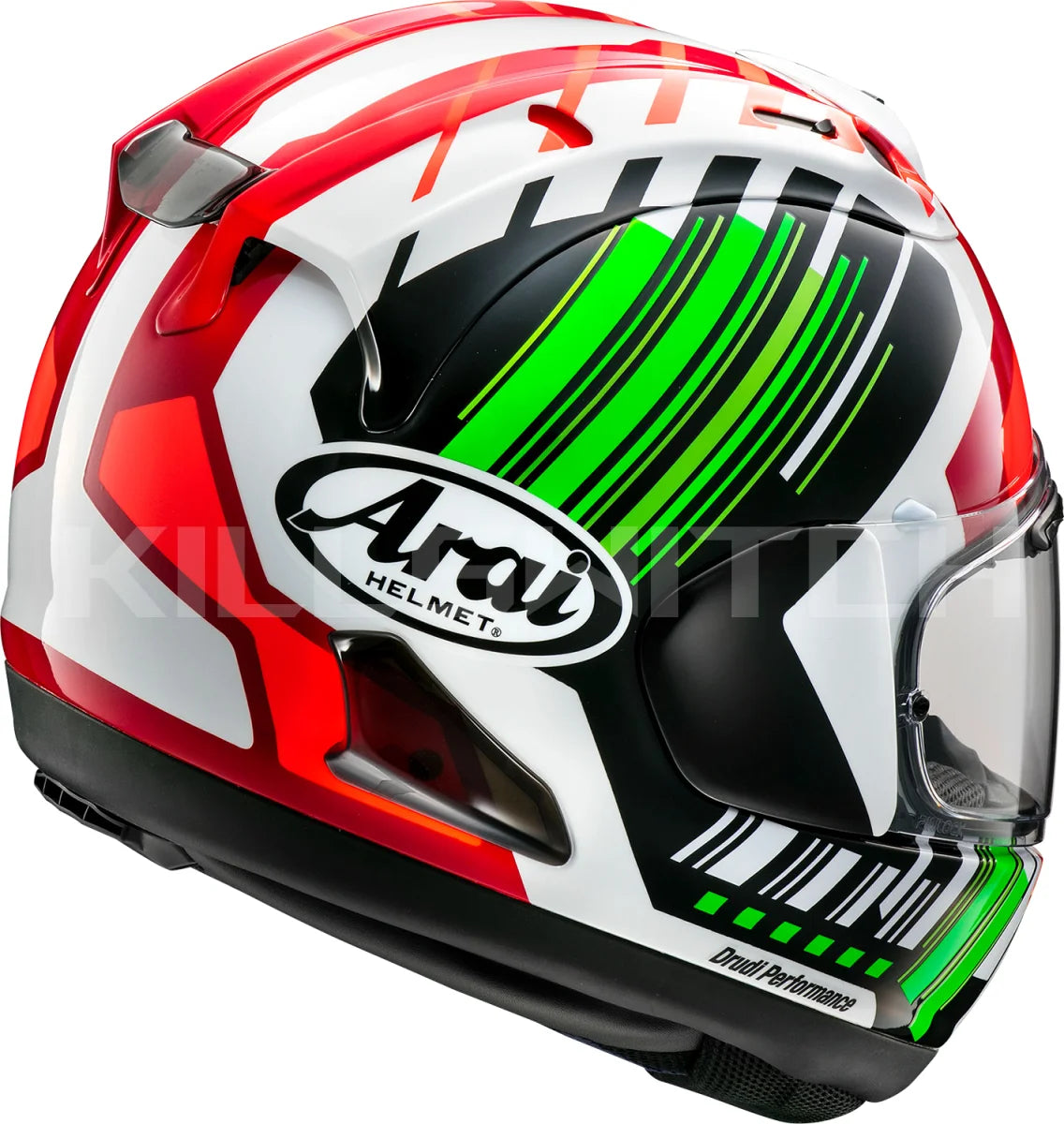 ARAI HELMETS ARAI Helmets Corsair-X Rea-6 Green XS – Advanced Motorcycle Helmet with Superior Ventilation and
