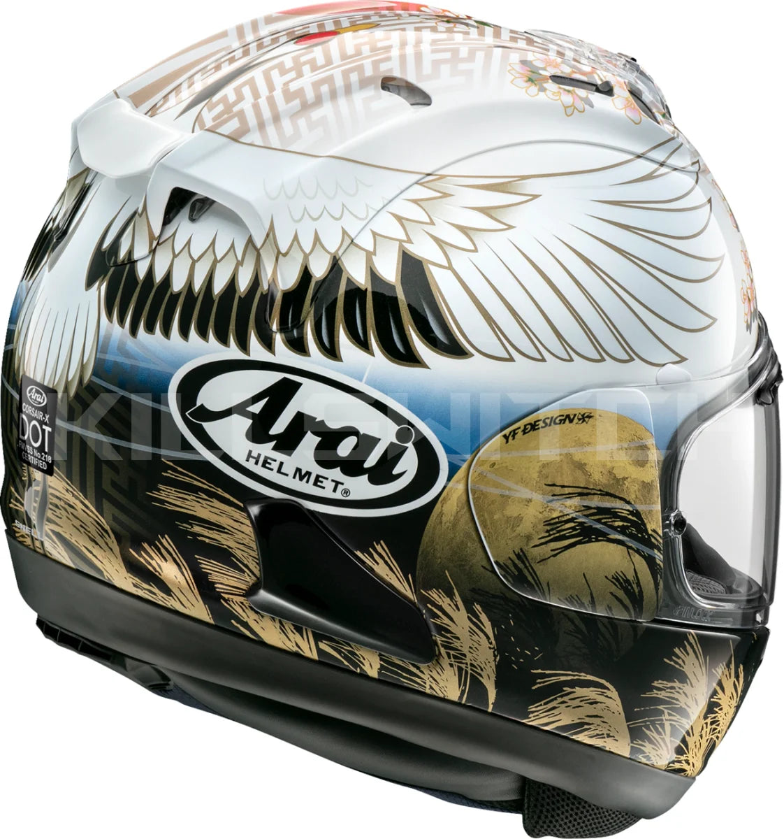 ARAI HELMETS ARAI Helmets Corsair-X Tsubasa XL Helmet with VAS Shield Mechanism and Advanced Safety Features