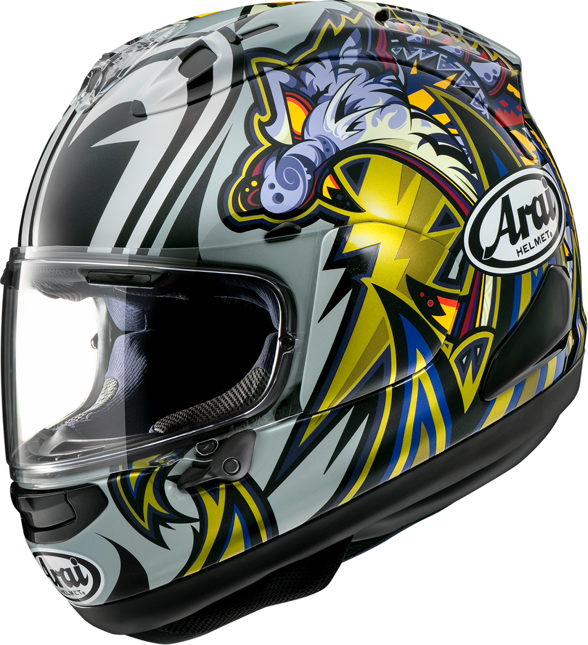 ARAI HELMETS, Arai Helmets Corsair-X Nakasuga 4 Helmet – XS with VAS Shield Mechanism and Advanced Features