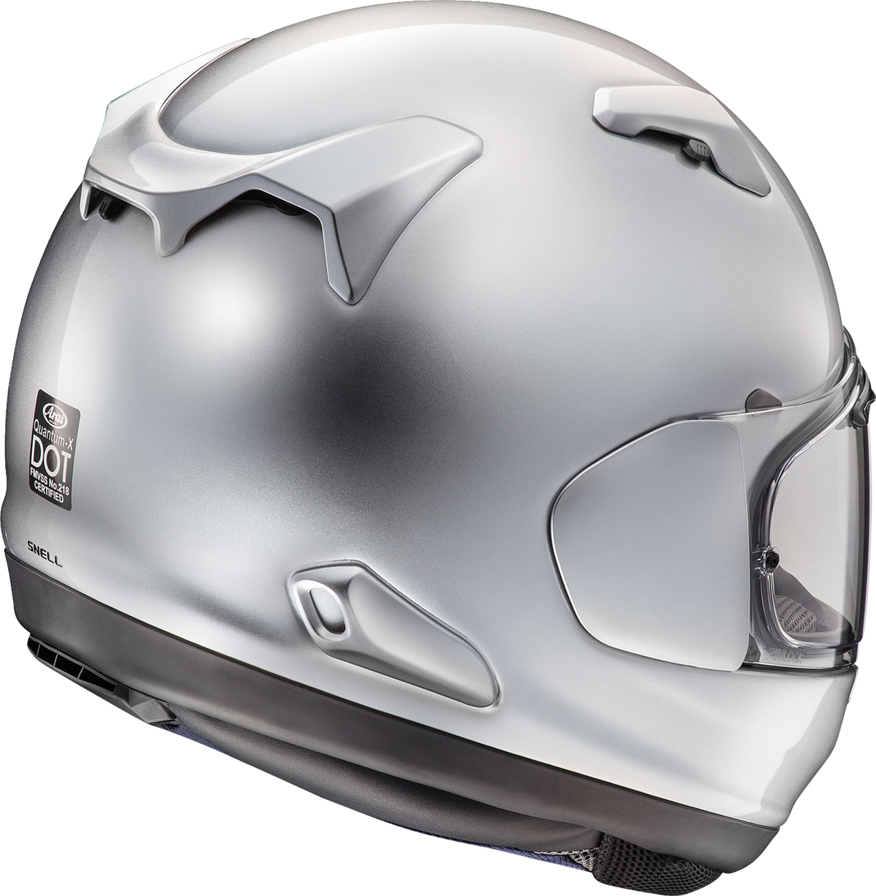 ARAI HELMETS, ARAI HELMETS Quantum-X Helmet - Aluminum Silver Large (Part Number 0101-18166)