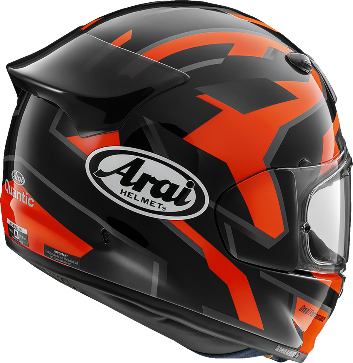 ARAI HELMETS ARAI HELMETS Signet-X Robotik Helmet with VAS Shield System and Pinlock MaxVision Lens - Red XS