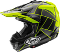 ARAI HELMETS, ARAI HELMETS VX-Pro4 Helmet - Fragment Yellow - Extra Small (XS) with PB-CLC Shell and Impact-Resistant Features