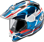 ARAI HELMETS, Arai Helmets XD-4 Depart White/Blue Helmet XS – Advanced Comfort and Ventilation for Motorcyclists