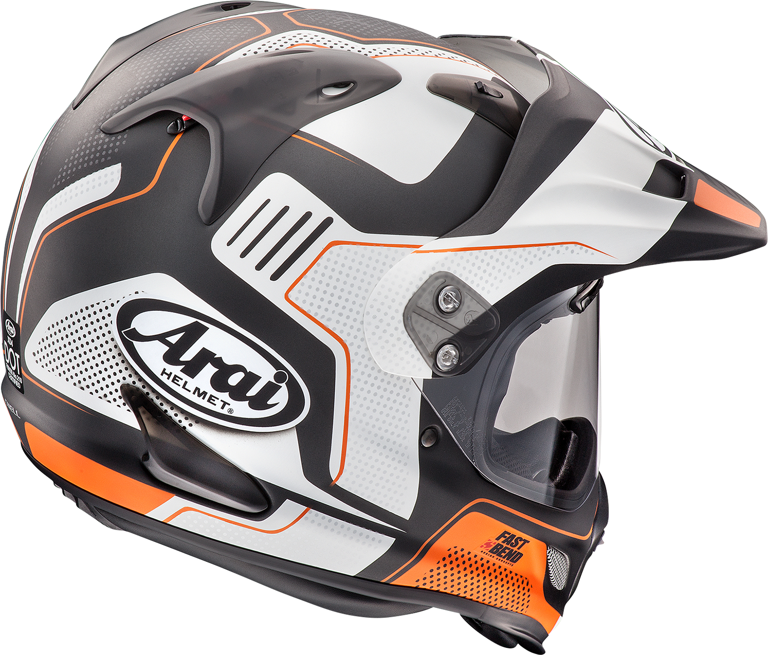 ARAI HELMETS, ARAI HELMETS XD-4 Helmet - Vision Orange Frost - XS (Part Number 0140-0167)