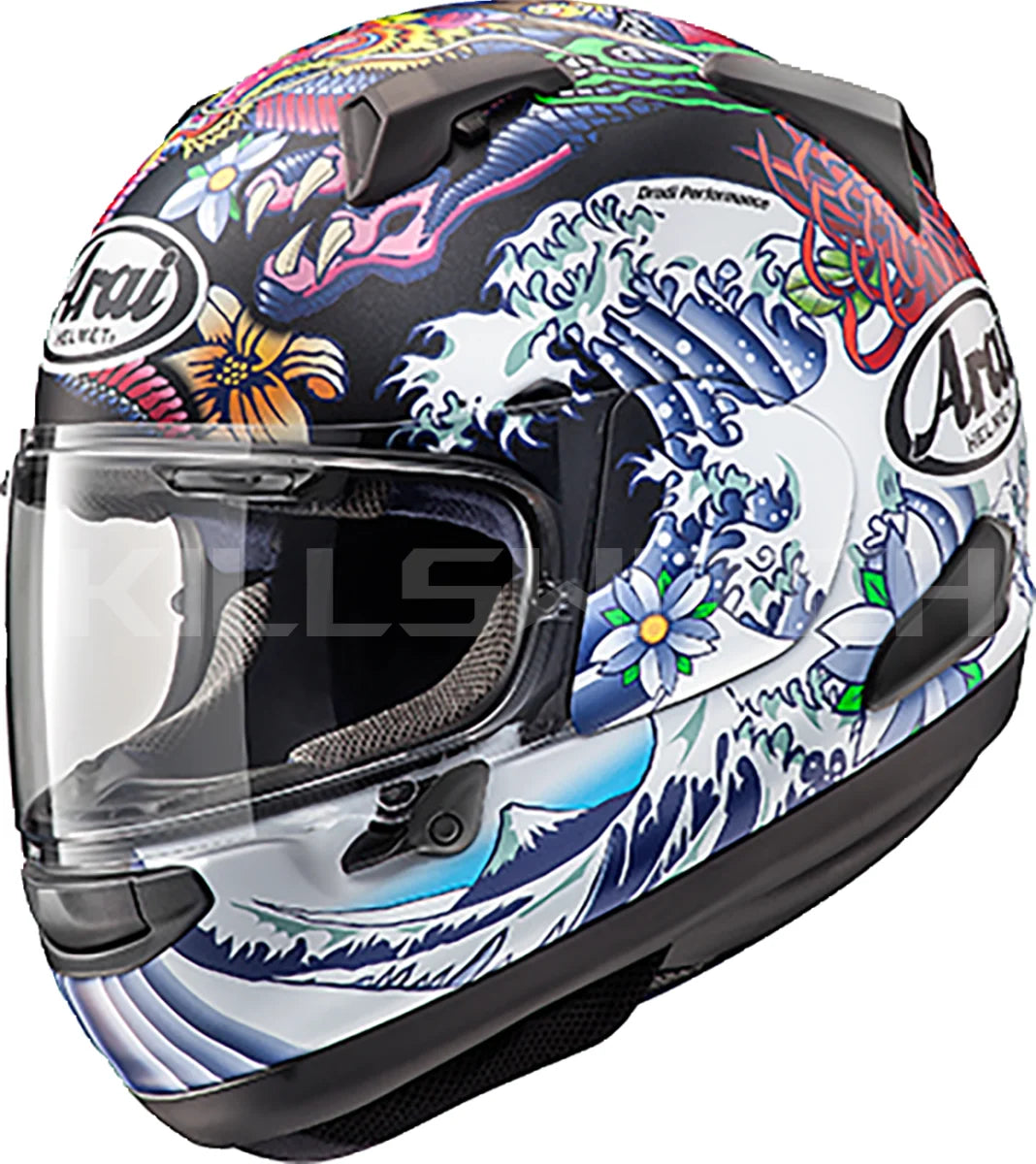 ARAI HELMETS Arai Helmets Quantum-X Helmet - Oriental Black Frost Medium (Part No. 0101-17707)