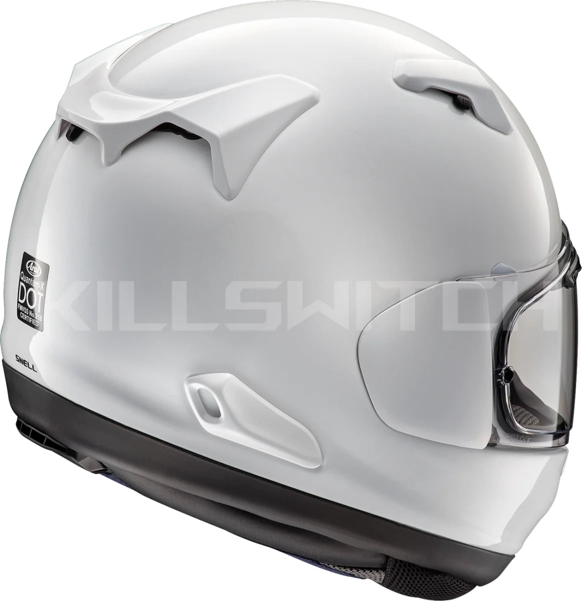 ARAI HELMETS Arai Helmets Quantum-X White Helmet - XS VAS Max Vision Shield with Pinlock® 120 MaxVision™