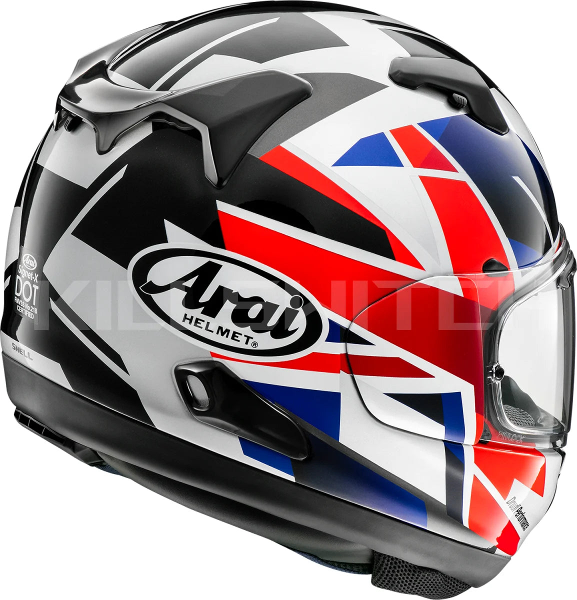 ARAI HELMETS ARAI HELMETS Signet-X Helmet with VAS Shield System - Flag UK XS (Part No. 0101-16191)