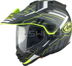 ARAI HELMETS ARAI HELMETS XD-5 Trail Helmet - Yellow Frost Large with VAS-A Shield System and Enhanced Ventilation
