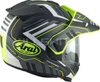 ARAI HELMETS ARAI HELMETS XD-5 Trail Helmet - Yellow Frost Large with VAS-A Shield System and Enhanced Ventilation