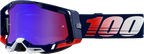 100% Racecraft 2 Goggles - Republic - Red/Blue Mirror 50010-00022