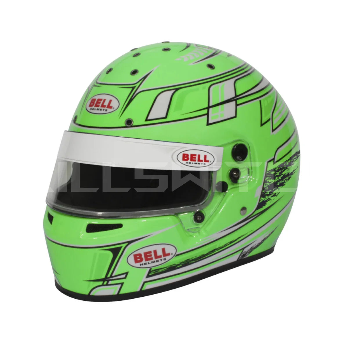 Bell KC7-CMR Champion Youth Karting Helmet - CMR-2016 - 54 / Green - Helmets