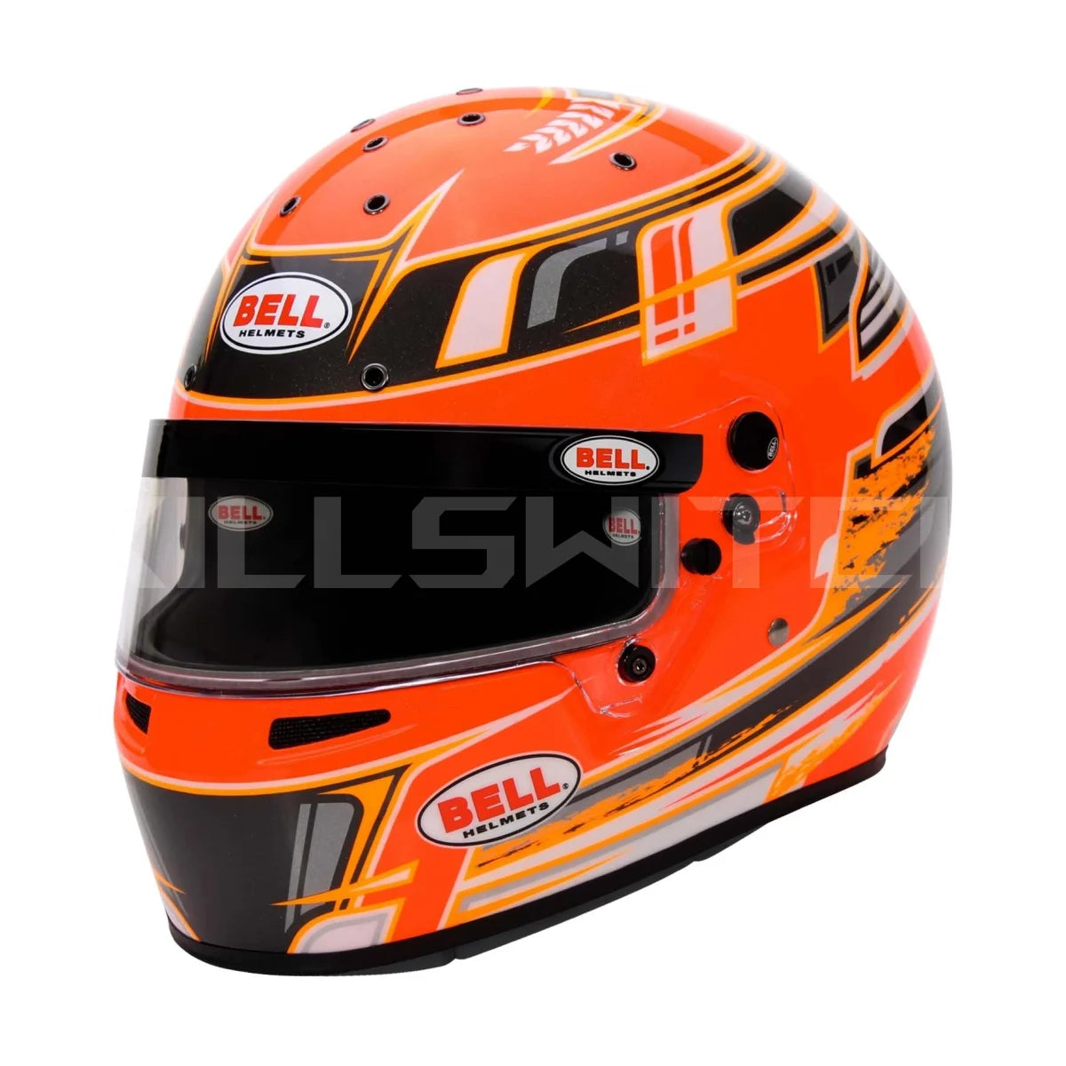 Bell KC7-CMR Pro Champion Karting Helmet - CMR-2016 - 54 / Anthracite/Orange - Helmets