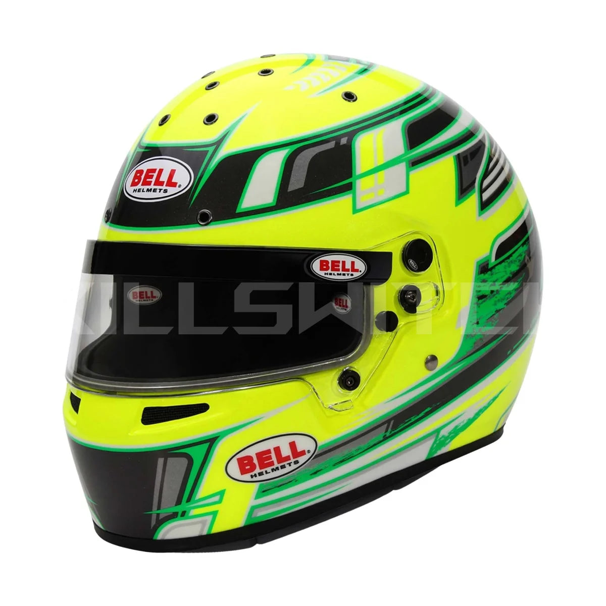 Bell KC7-CMR Pro Champion Karting Helmet - CMR-2016 - 54 / Anthracite/Yellow - Helmets