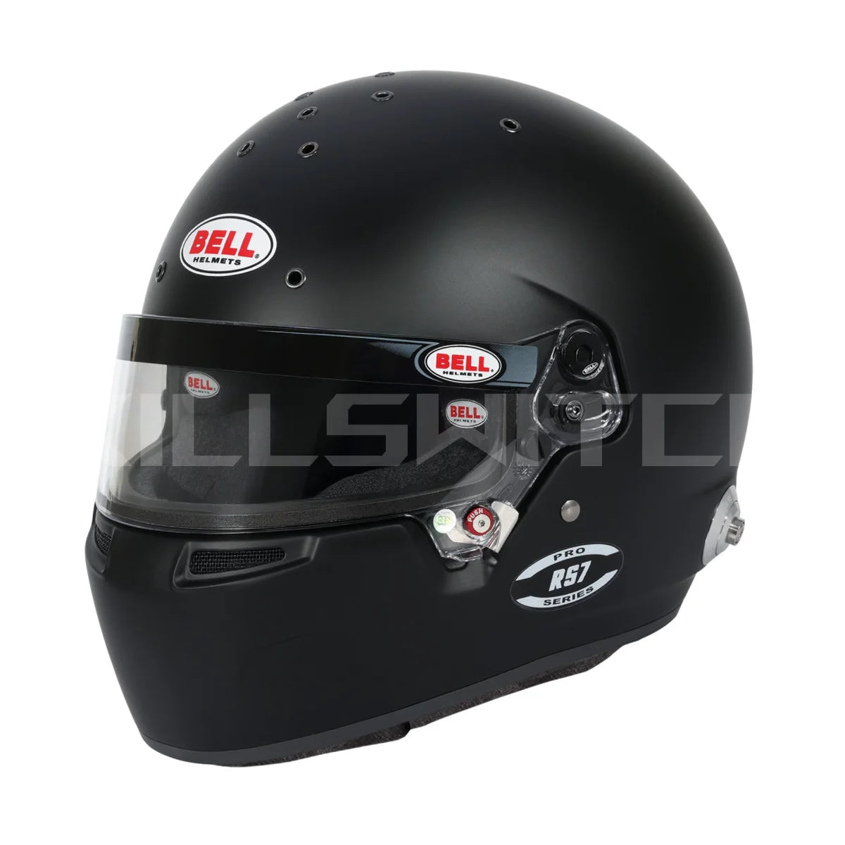 Bell RS7 Pro Racing Helmet - SA2025 / FIA8859 - 54 / Flat Black - Helmets