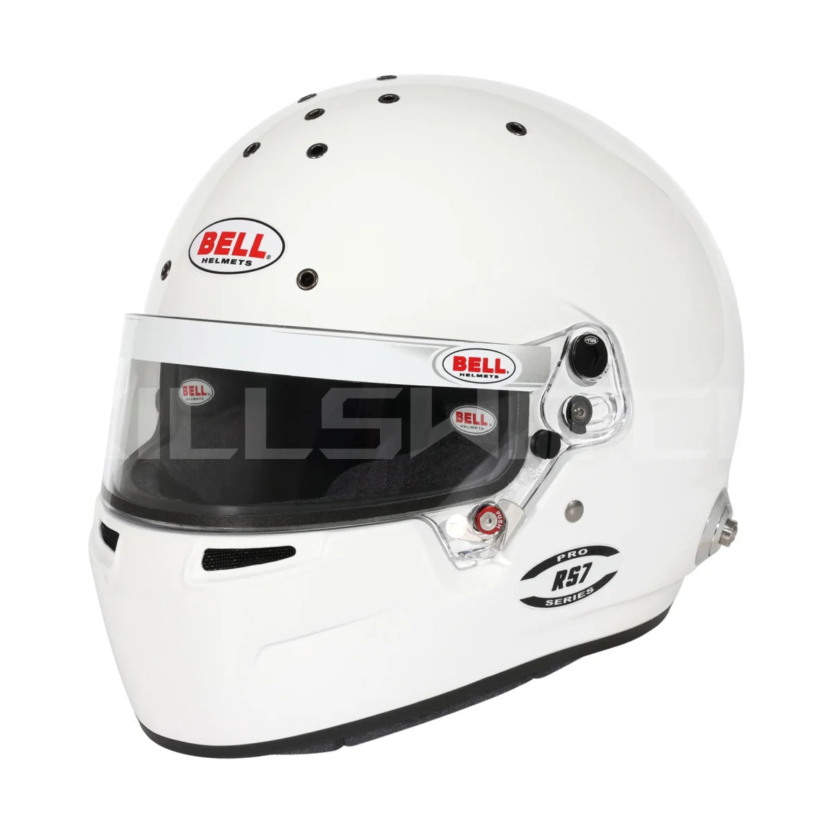 Bell RS7 Pro Racing Helmet - SA2025 / FIA8859 - 54 / White - Helmets