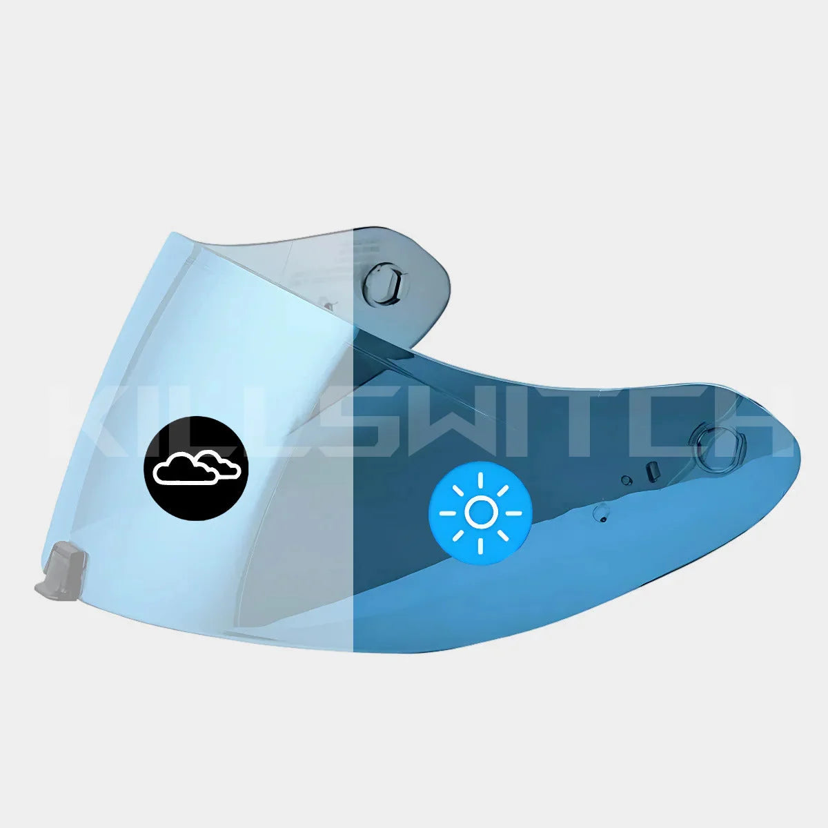 Blue Photochromic Visor for Scorpion R1 AIR / EXO-520