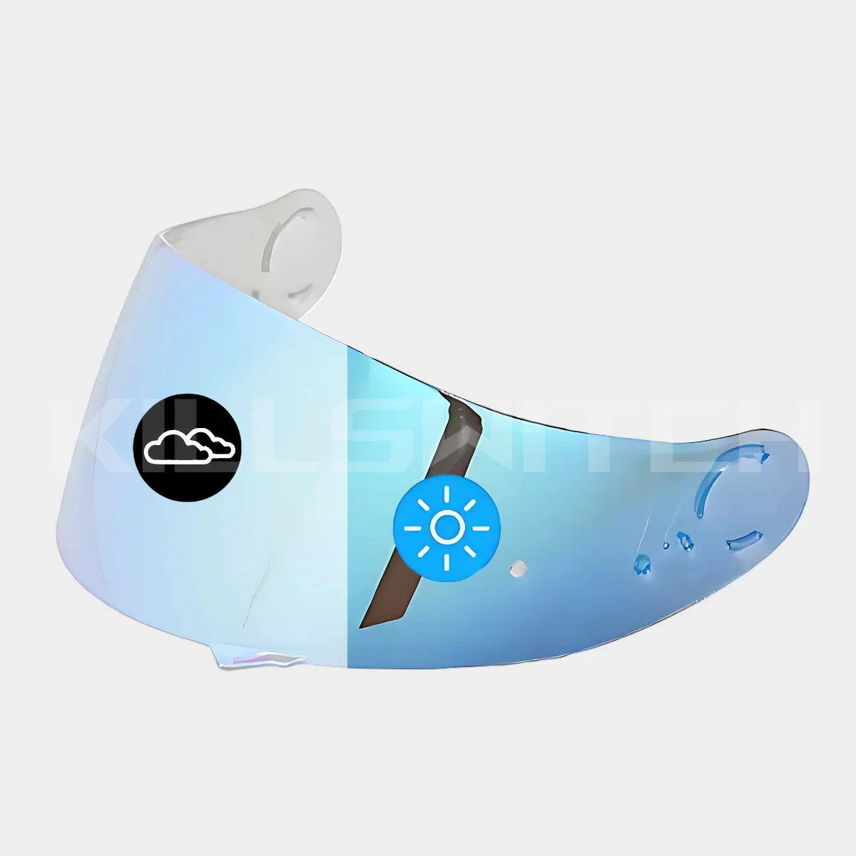 Blue Photochromic Visor for SHOEI Neotec CNS-1 / GT AIR 1 & 2