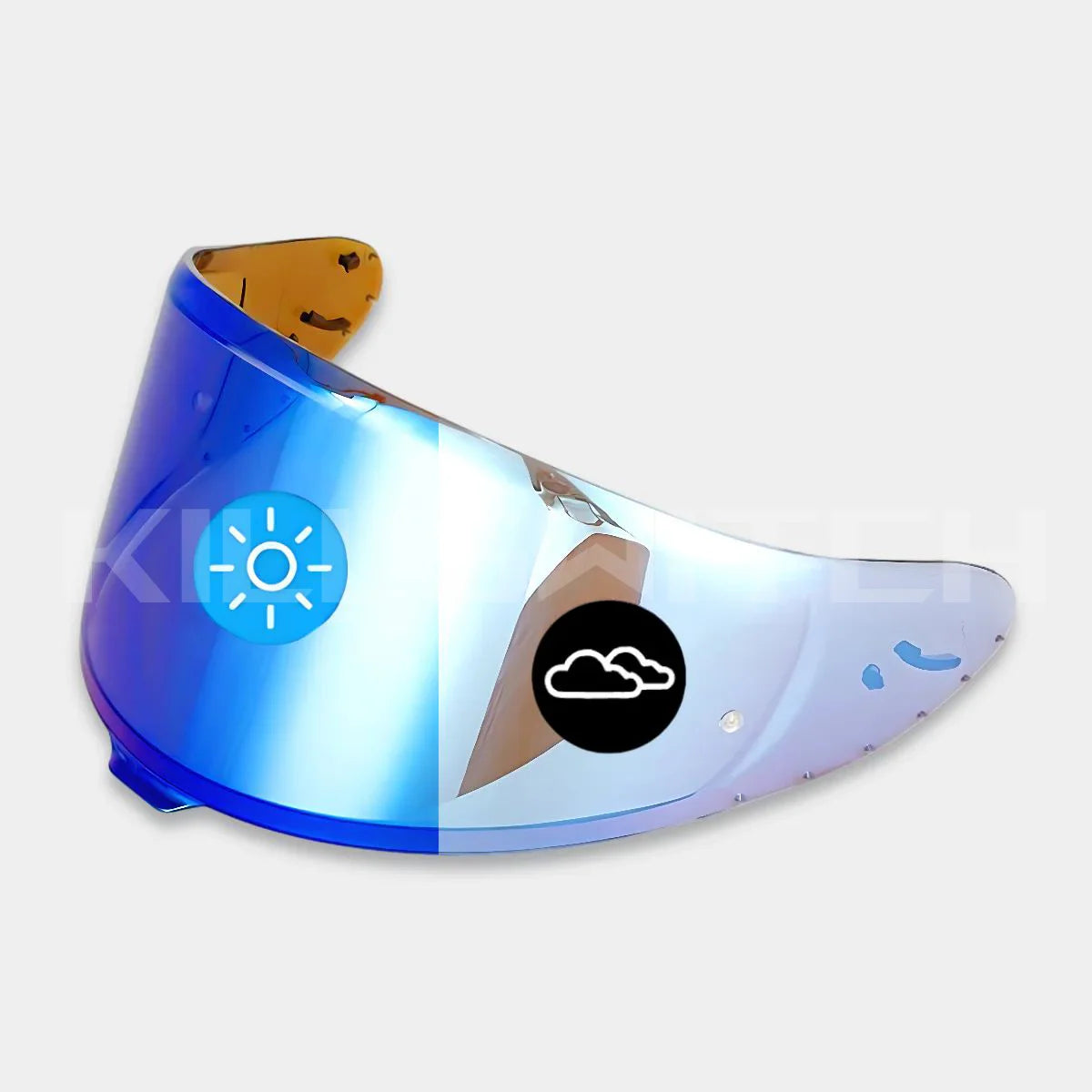 Blue Photochromic Visor for SHOEI RF-1400 / Z8 / CWR-F2 / X15 / NXR2