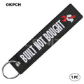 Built Not Bought - Motorcycle Keychain - PK0133