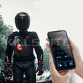 Crelander™ Devil’s Eye LED Water Resistant Shoulder Bag - motorcycle bags