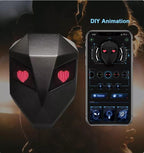 Crelander™ LED Hard Shell Water Resistant Motorcycle Backpack