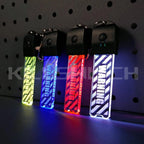Cyberpunk LED Rechargeable Motorcycle Keychain - decor