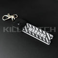 Cyberpunk LED Rechargeable Motorcycle Keychain - WARNING - decor