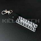 Cyberpunk LED Rechargeable Motorcycle Keychain - WARNING - decor