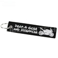 Drop A Gear And Disappear - Motorcycle Keychain - DROP A GEAR