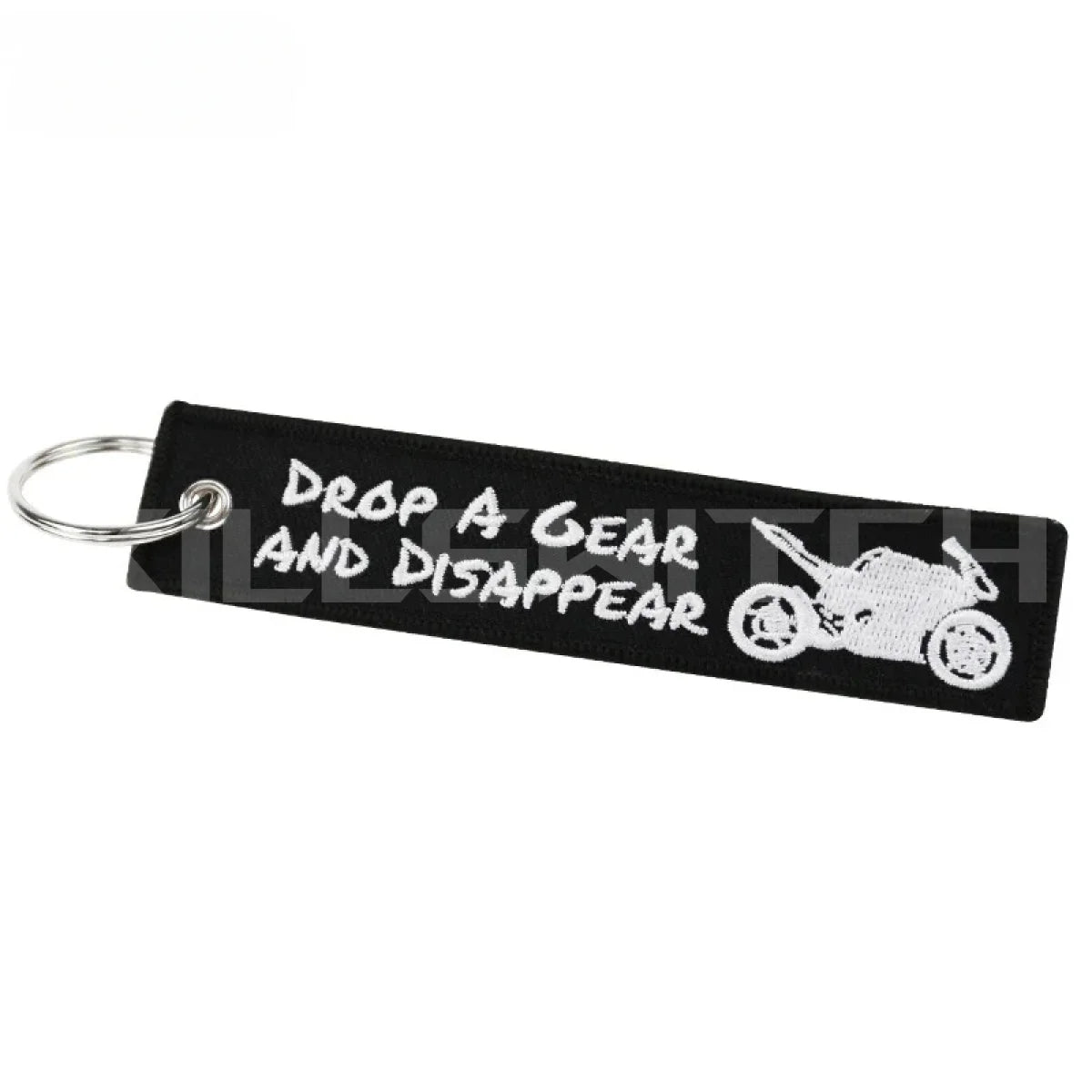 Drop A Gear And Disappear - Motorcycle Keychain - DROP A GEAR