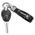 DUCATI Motorcycle Handmade Genuine Leather Key Case B - BLACK - decor