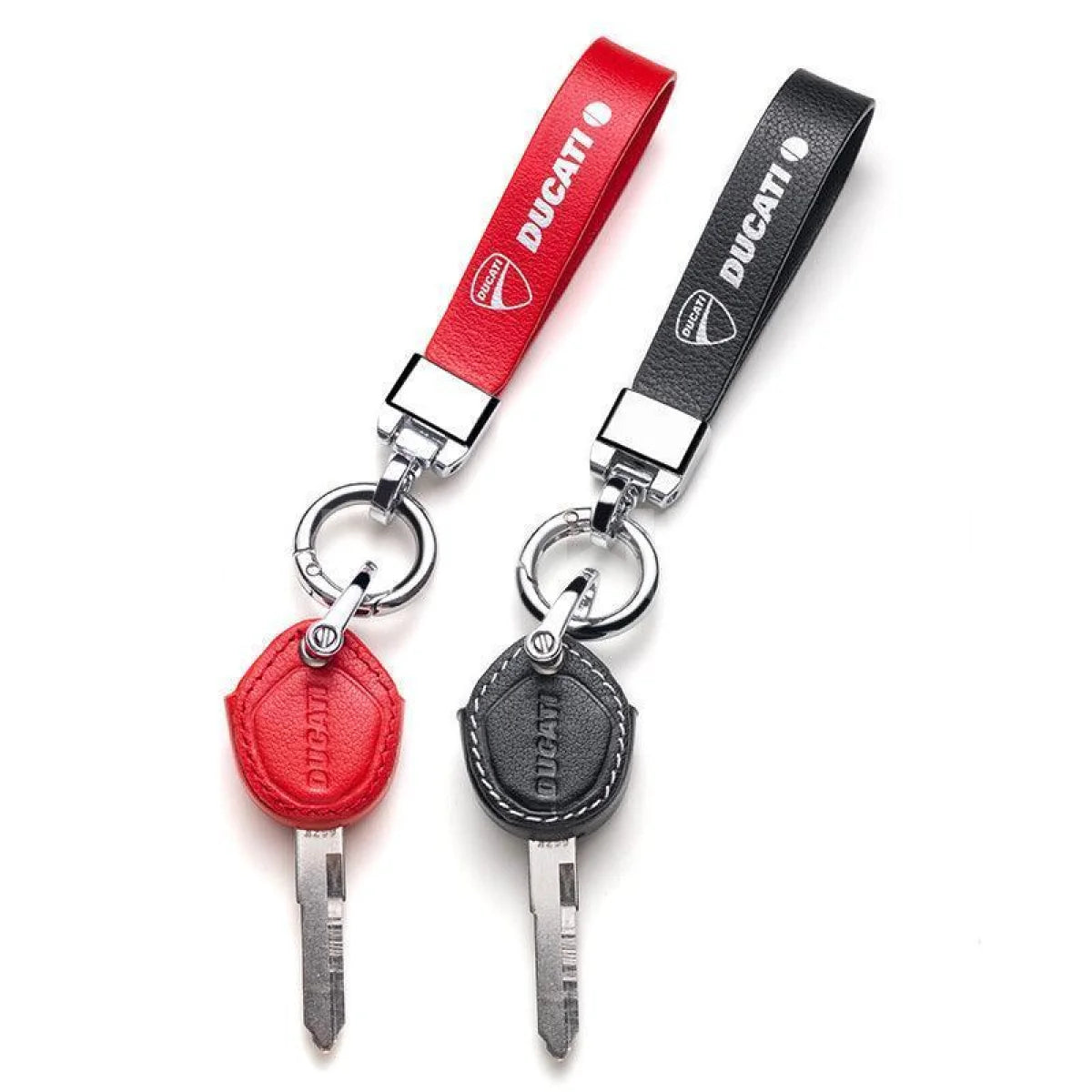 DUCATI Motorcycle Handmade Genuine Leather Key Case - decor