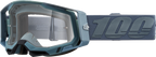100% Racecraft 2 Goggles - Battleship - Clear 50009-00017